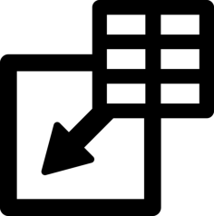 Insert Table Simple Line Art Svg, Free Vectors File